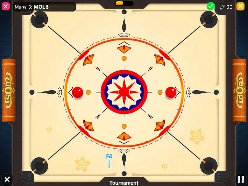Supreme Carrom Star multiplayer gameplay